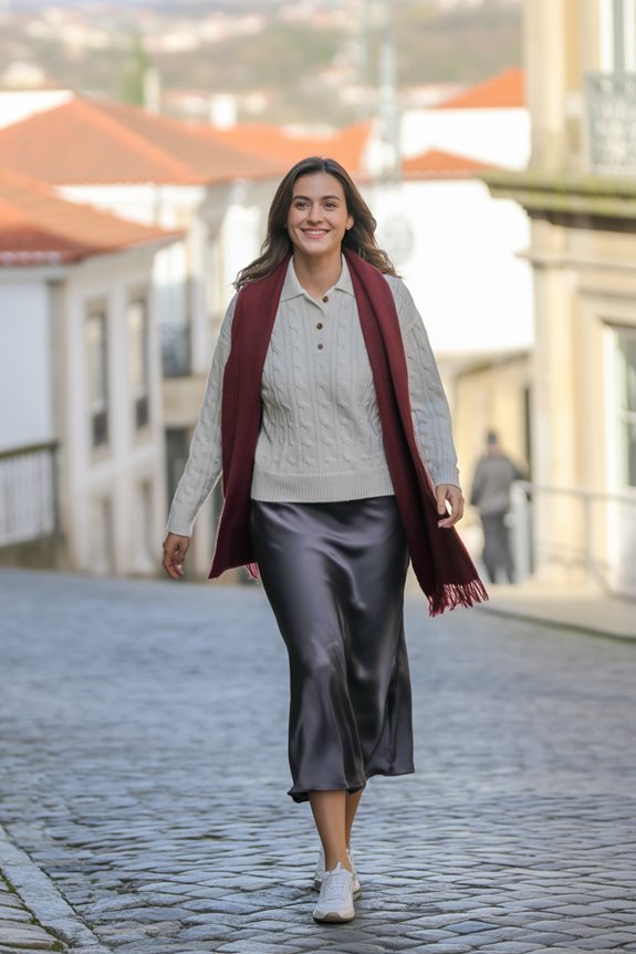 cozy chic outfit combination