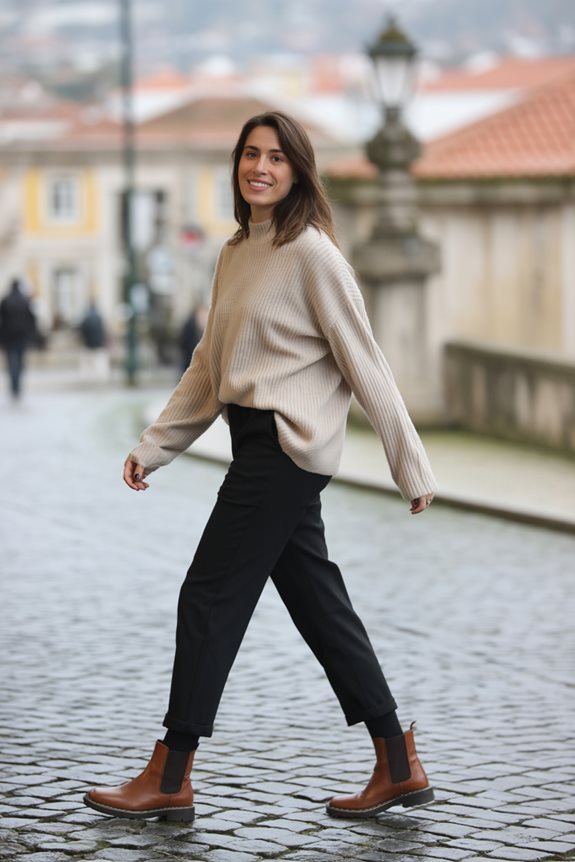 cozy chic street style
