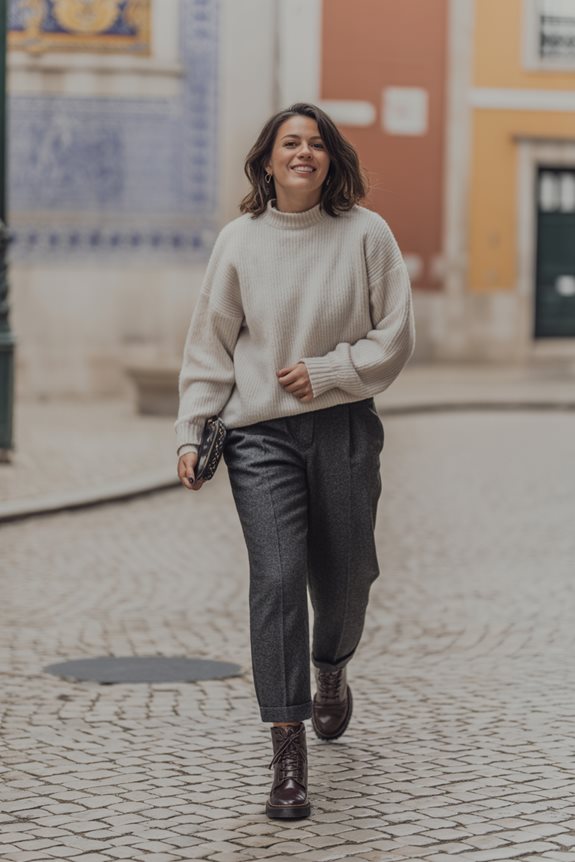 cozy winter street style