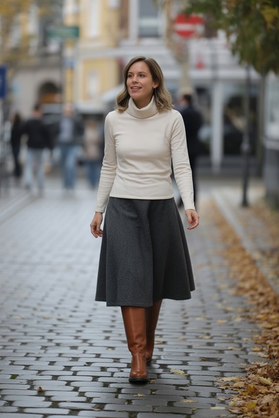 stylish cafe outfit ensemble