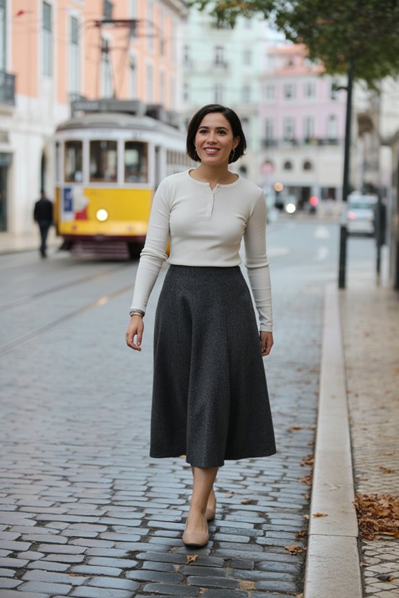 stylish lisbon street outfit