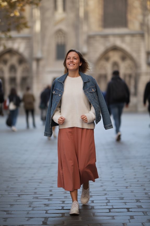 versatile layered outfit choice