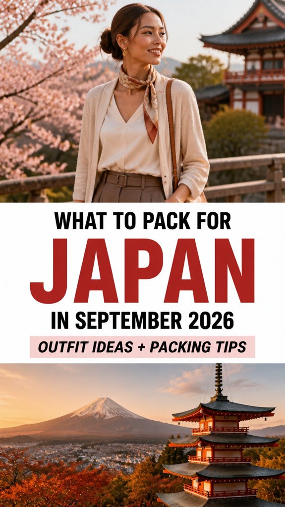 autumn attire and packing