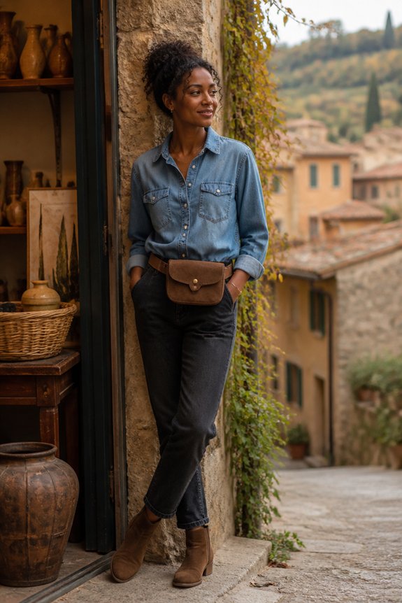 autumn casual chic ensemble