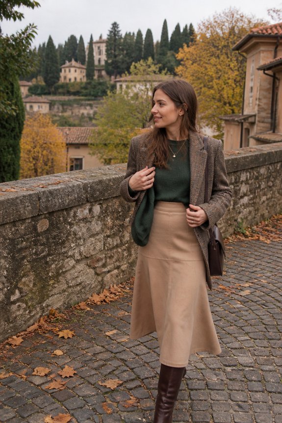 autumn chic elegant ensemble