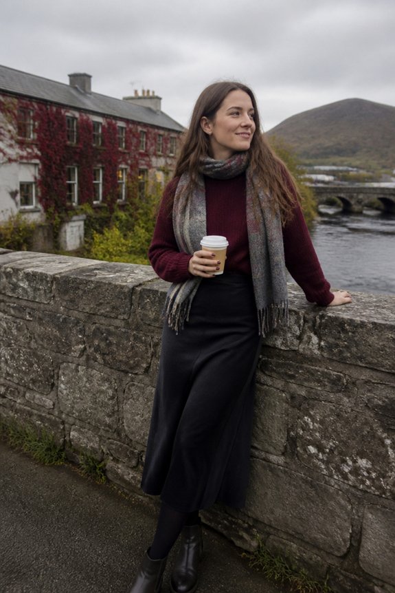autumn chic layering style