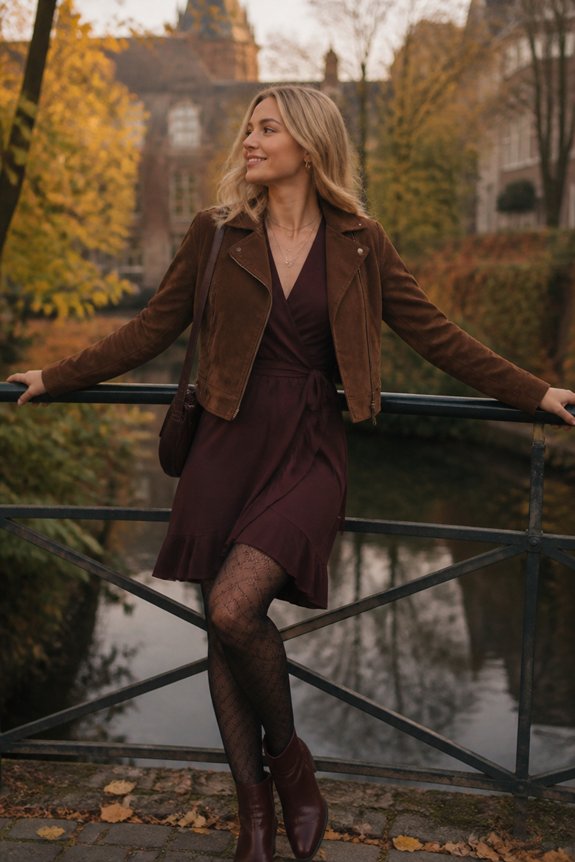 autumn chic layering style