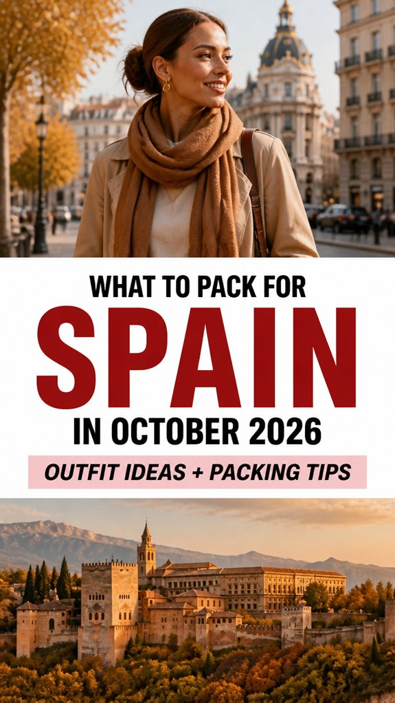 autumn clothing and packing