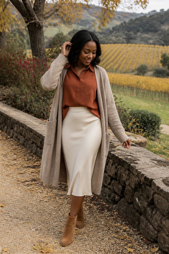 autumn cozy layered style