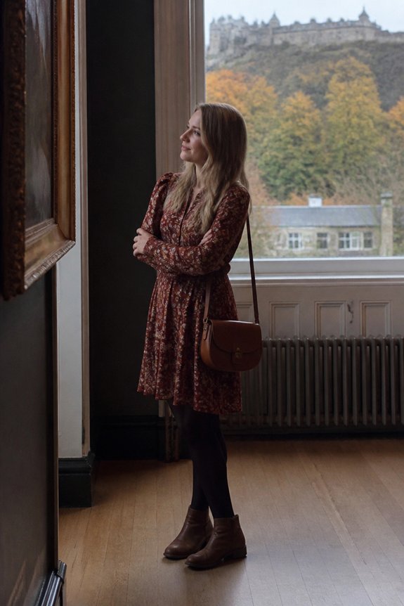 autumn floral cozy accessories