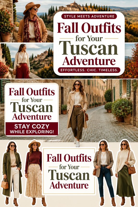 autumn tuscany wardrobe essentials