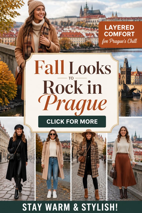 autumn weather layered clothing