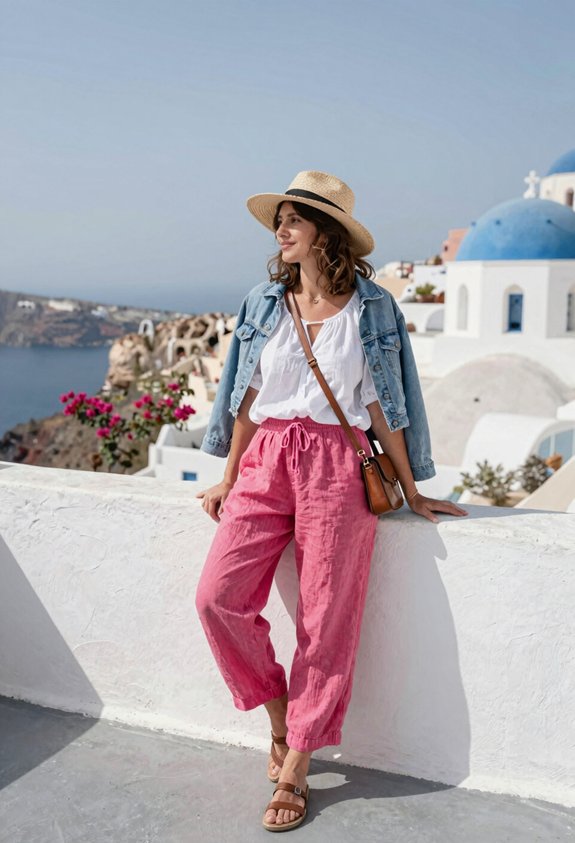 breathable stylish travel bottoms