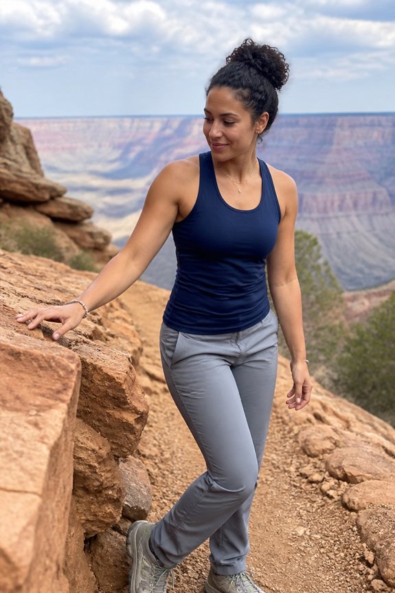 breathable trail running outfit