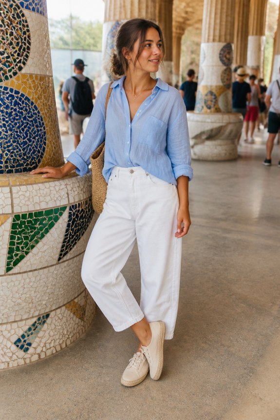 breezy casual summer outfit