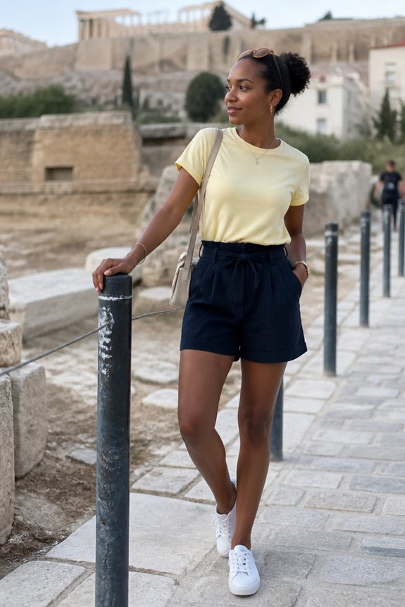 bright casual summer outfit