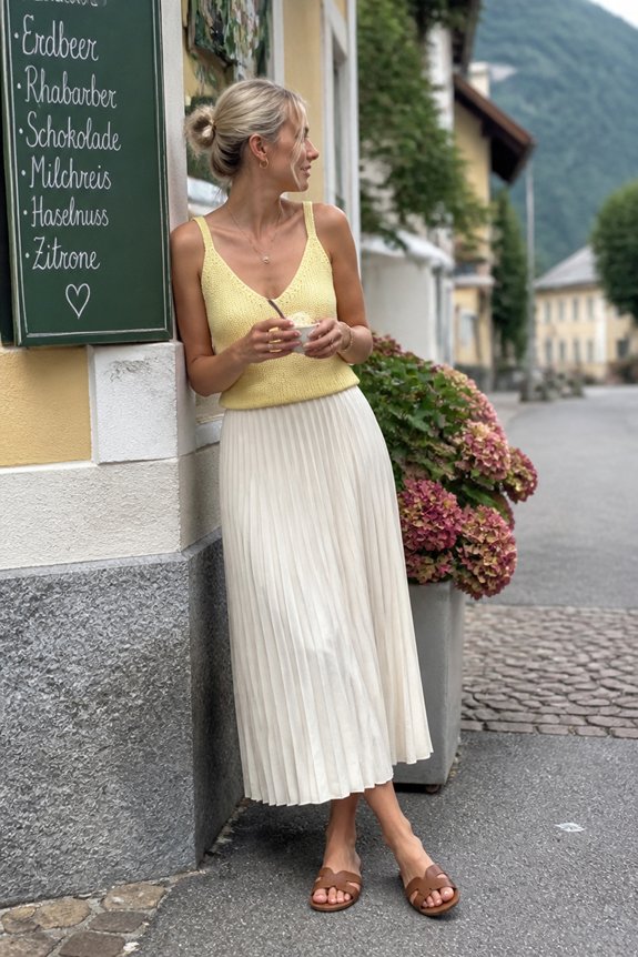 bright yellow flowing elegance