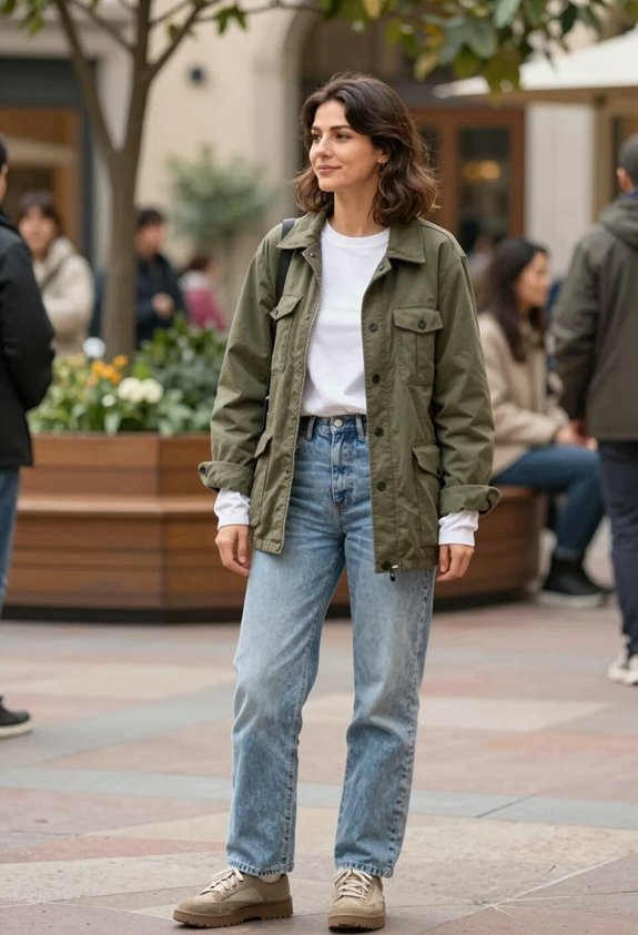 casual adventure ready outfit