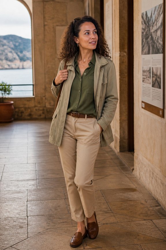 casual autumn outdoor outfit