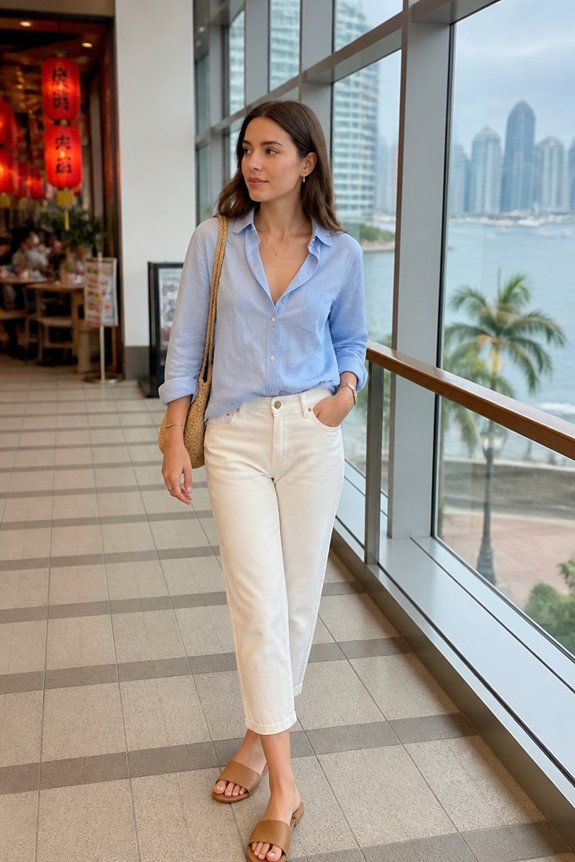casual breathable summer outfit