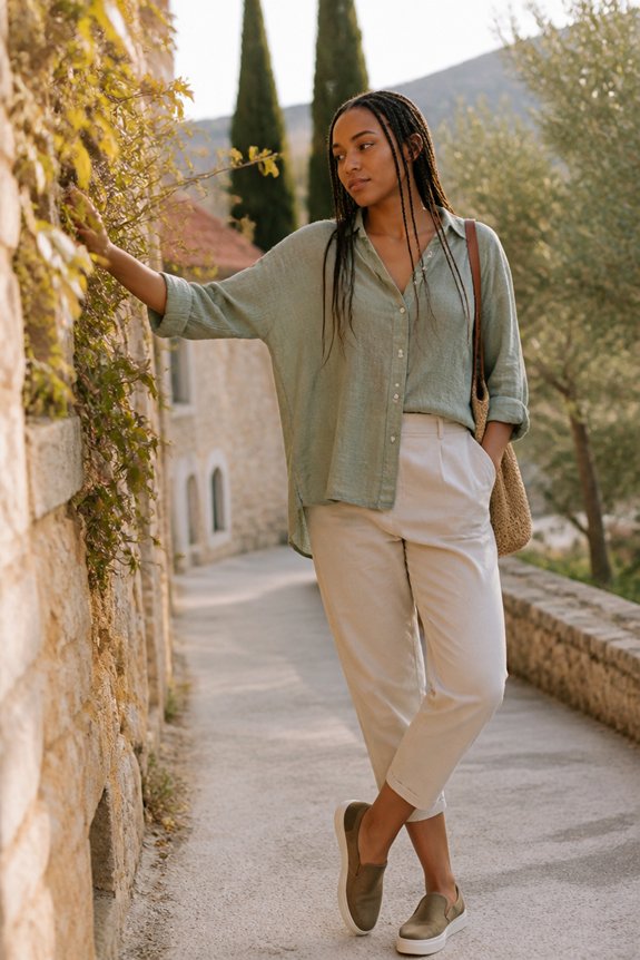 casual breezy summer outfit
