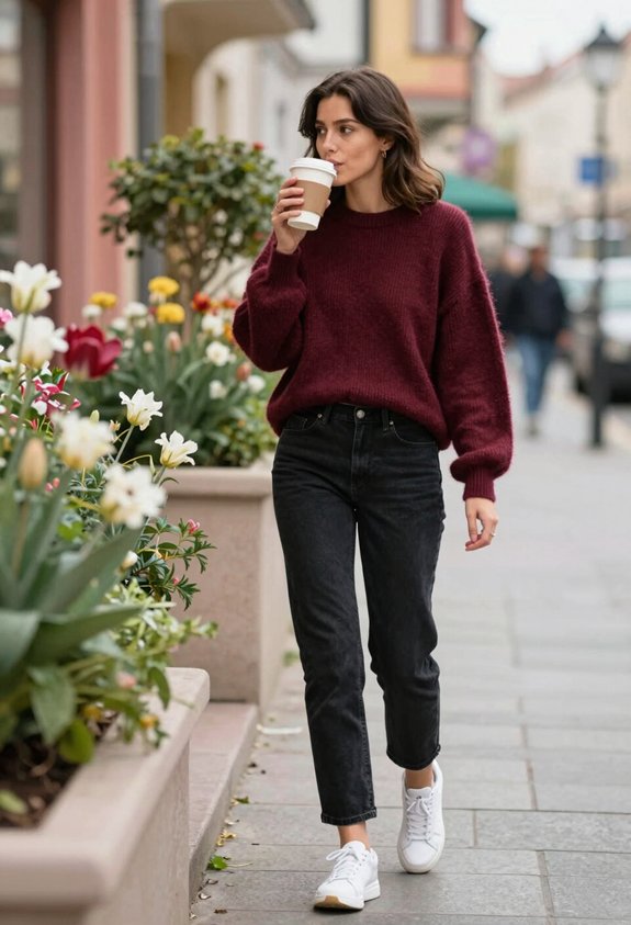 casual chic autumn outfit