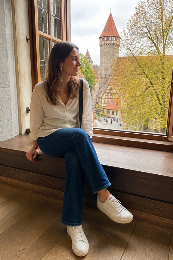 casual chic city outfit