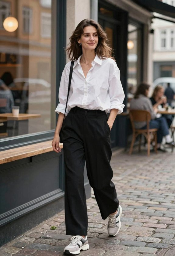 casual chic comfort outfit