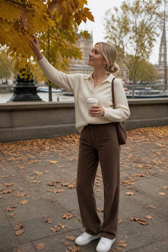 casual chic fall outfit