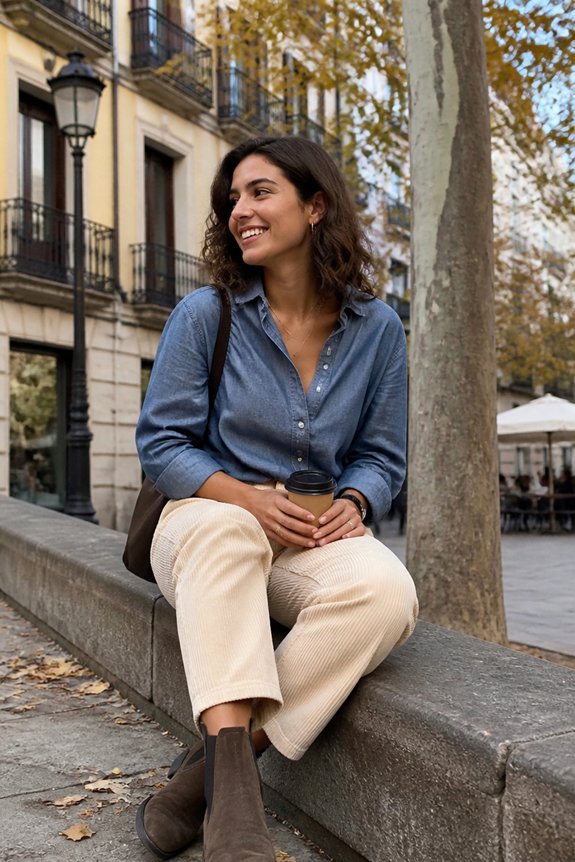 casual chic layered look