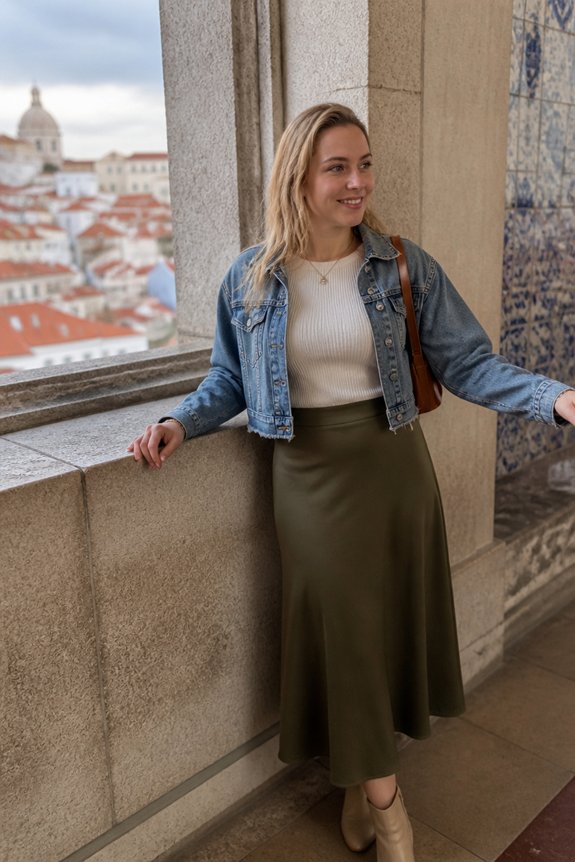 casual chic layered outfit