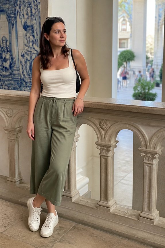 casual chic neutral outfit