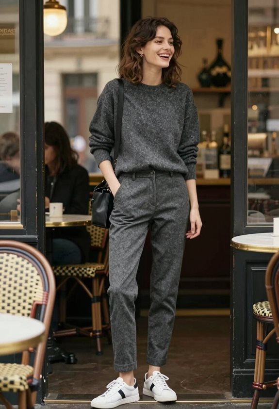 casual chic outfit combination