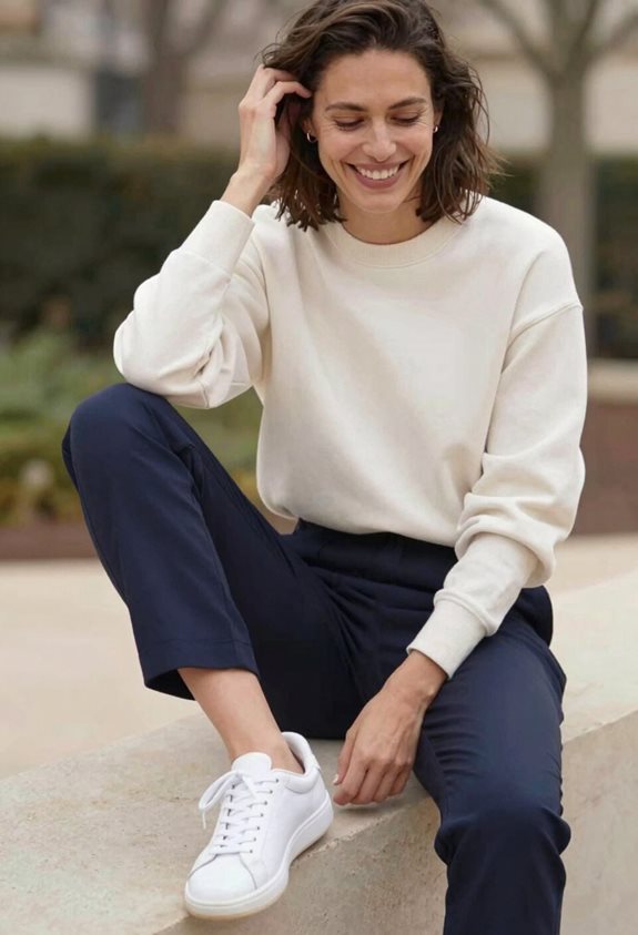 casual chic outfit combination
