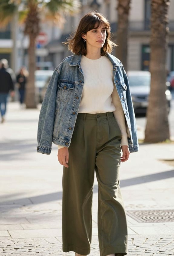 casual chic outfit combination