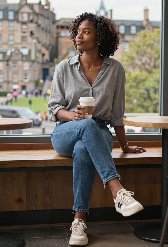 casual chic outfit combo