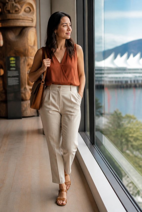 casual chic summer ensemble