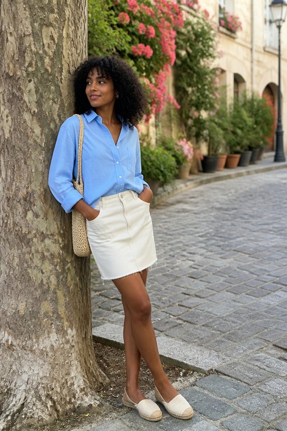 casual chic summer outfit