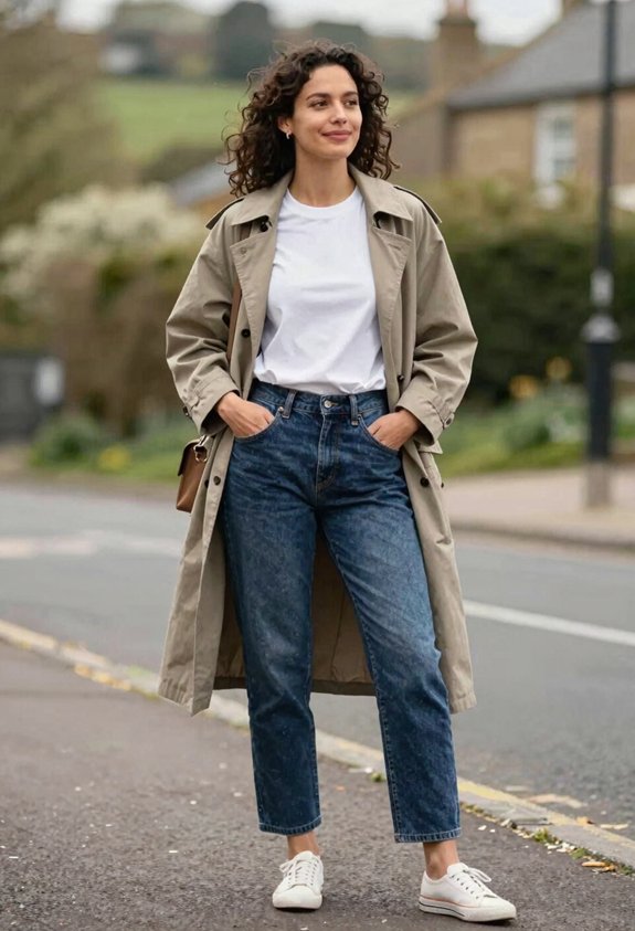 casual chic weather ready outfit