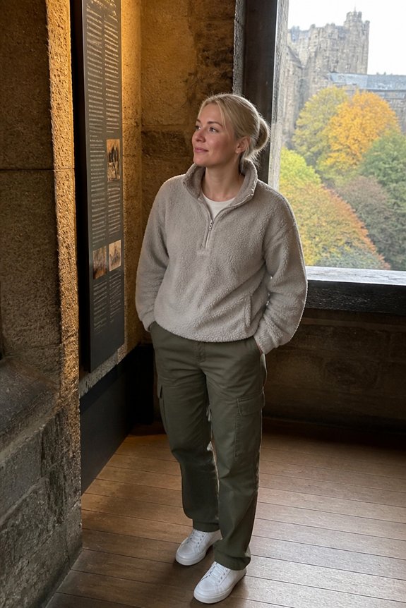 casual cozy autumn outfit