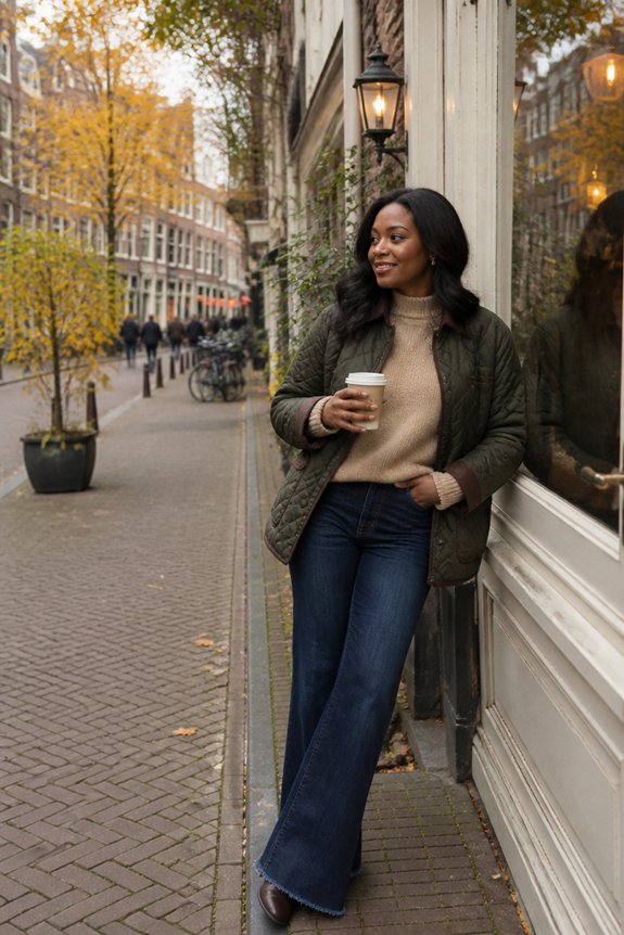 casual cozy flared style