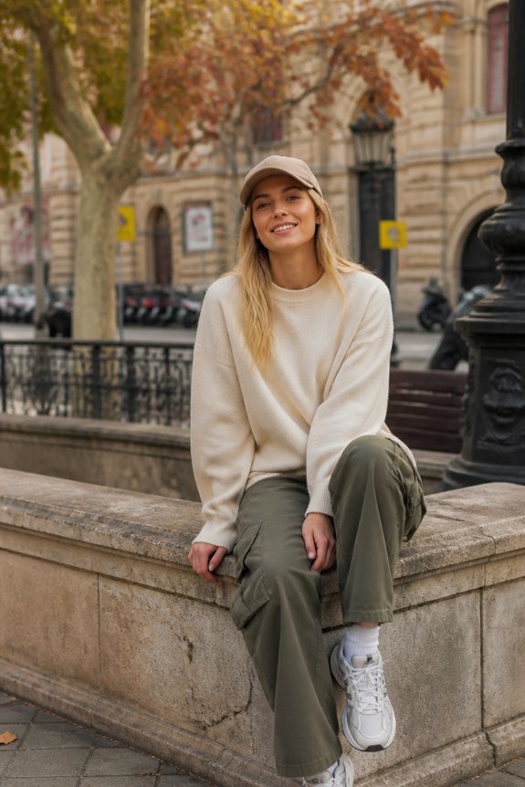 casual cozy streetwear look
