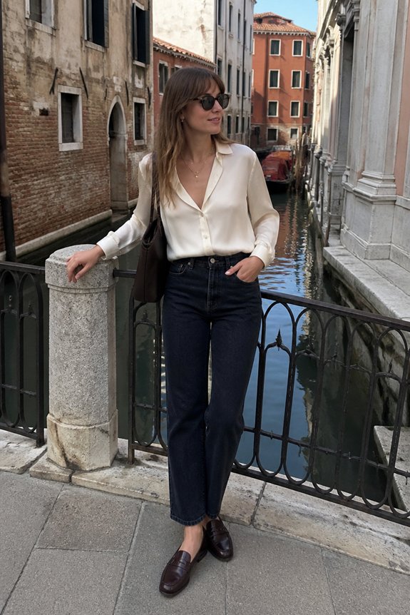 casual elegant daytime look