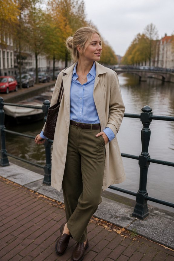 casual elegant earthy tones