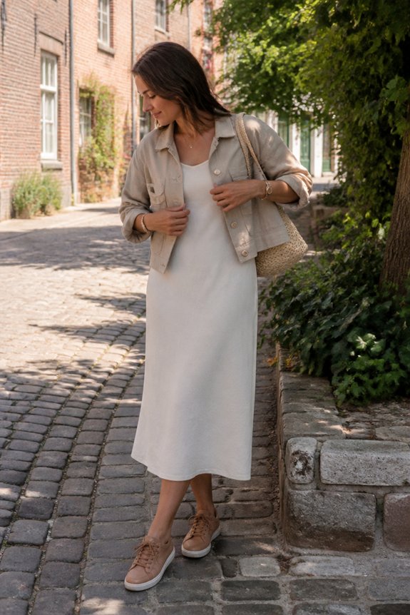 casual elegant rainy day