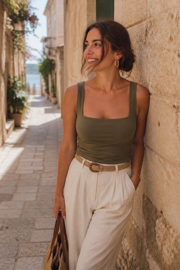 casual elegant summer outfit