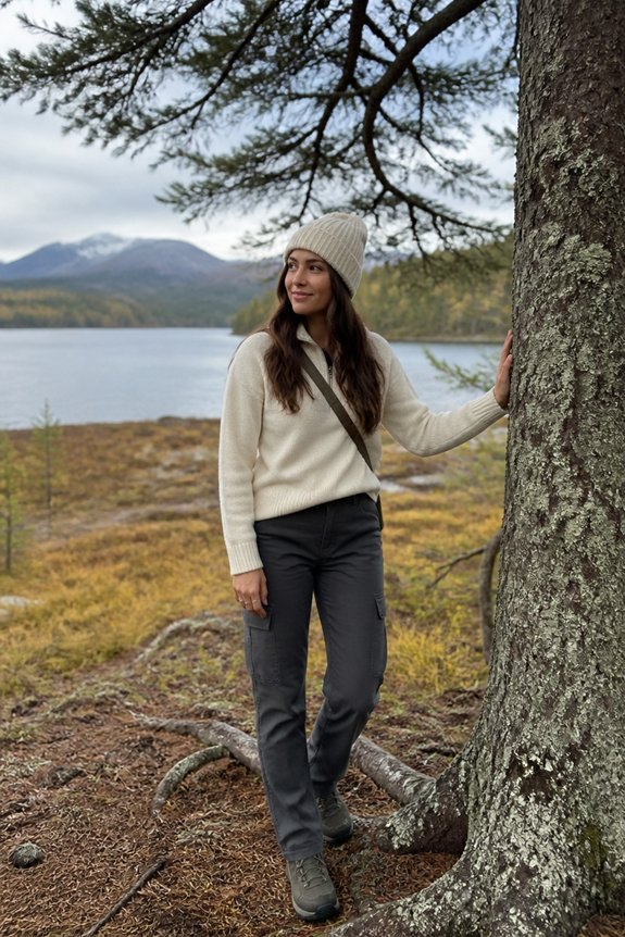 casual fall cozy outfit