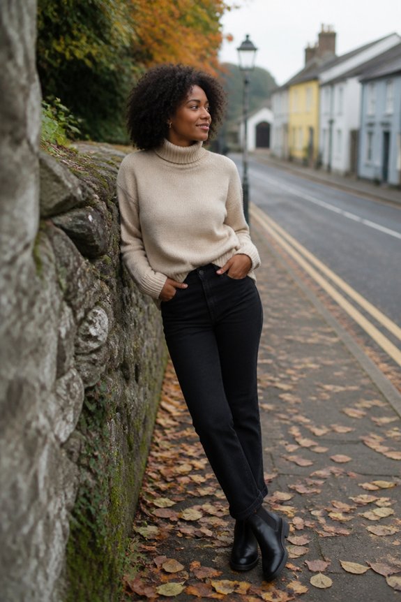casual fall layered look