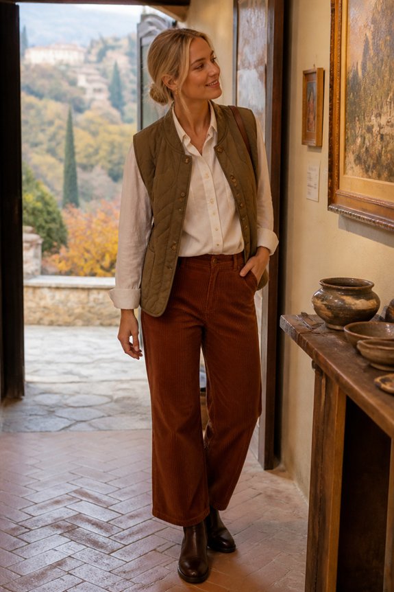 casual fall layered outfit