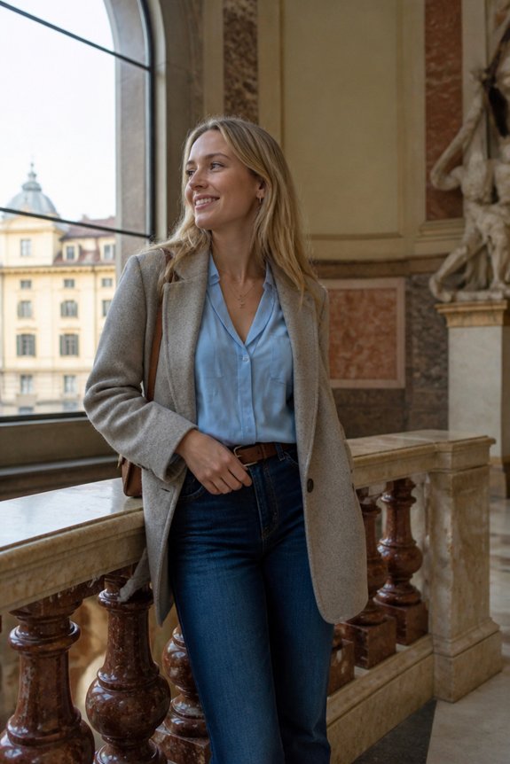 casual layered chic look